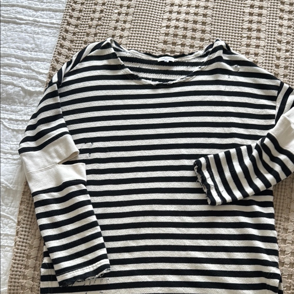 Striped Black and White Kids Shirt